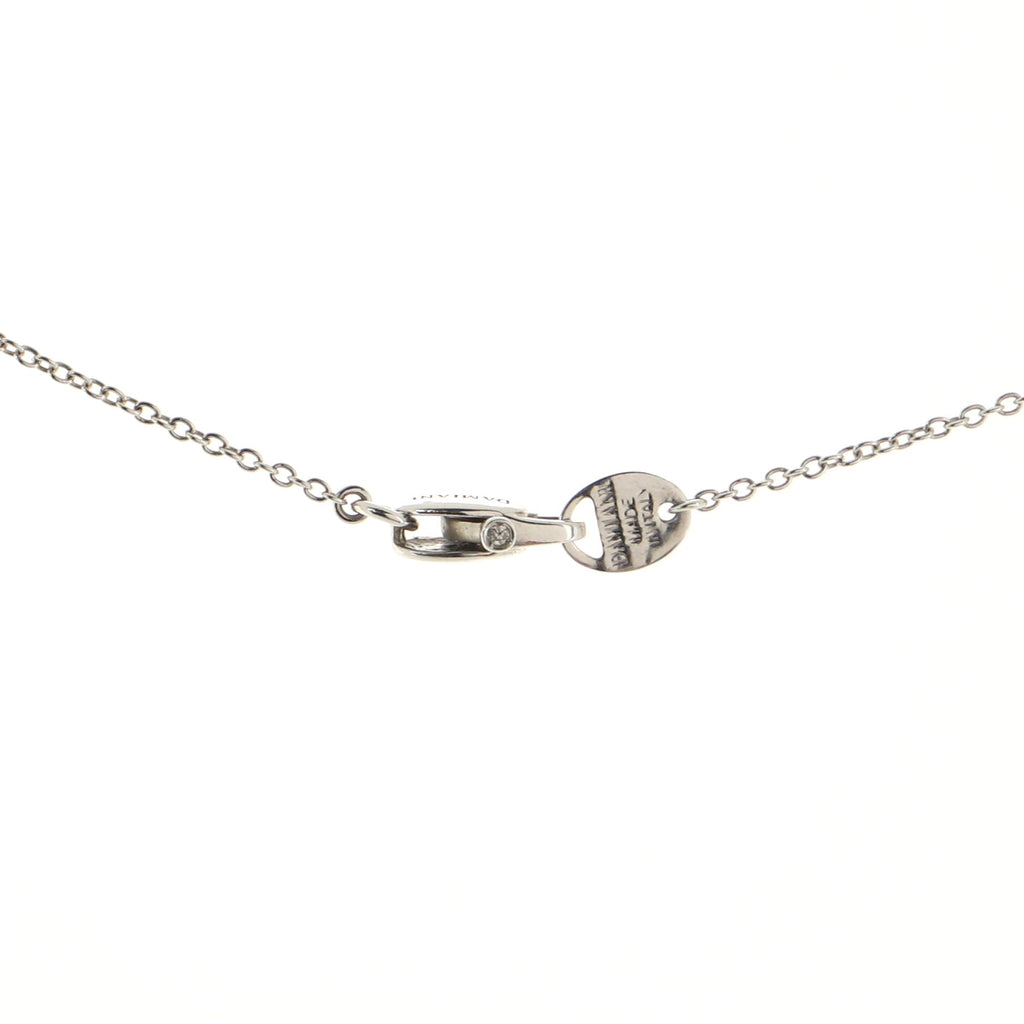 Emozioni Cross Pendant Necklace 18K White Gold and Diamonds