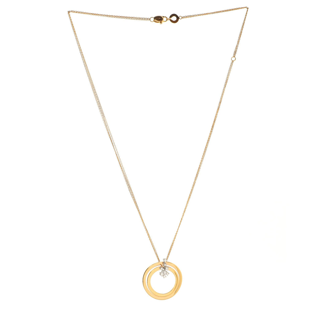Sophia Loren Necklace 18K Rose Gold with 18K White Gold and Diamonds