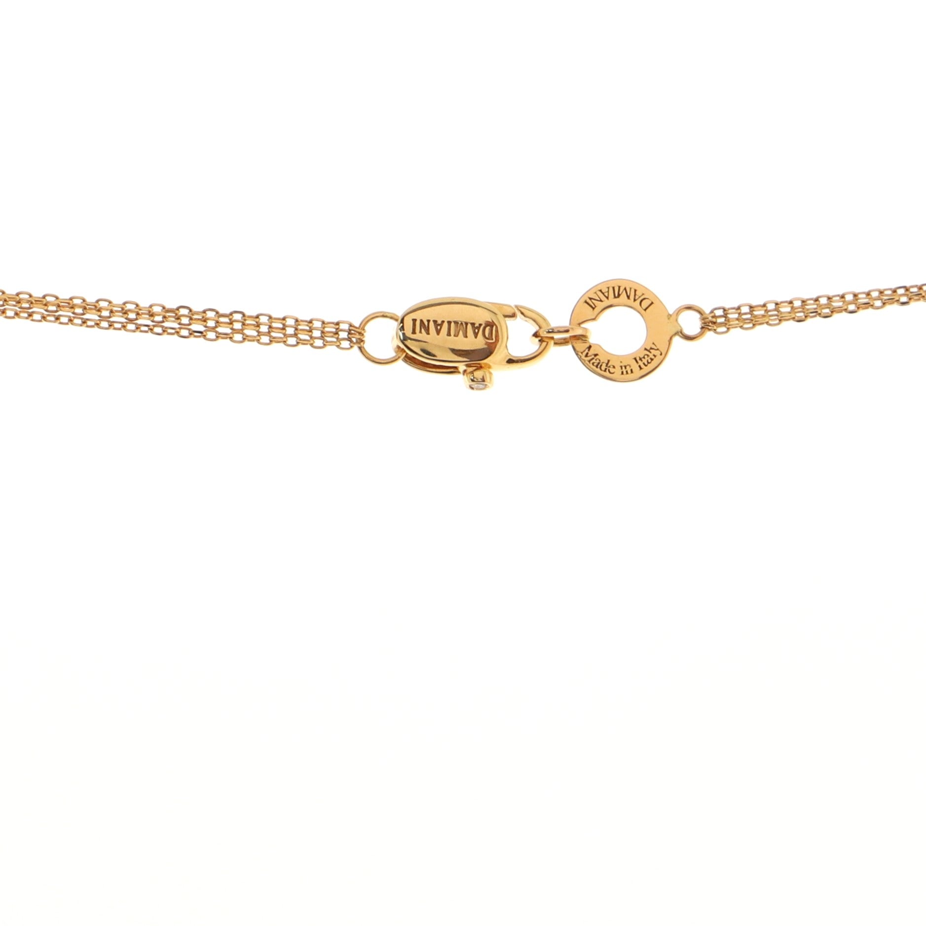 Sophia Loren Necklace 18K Rose Gold with 18K White Gold and Diamonds