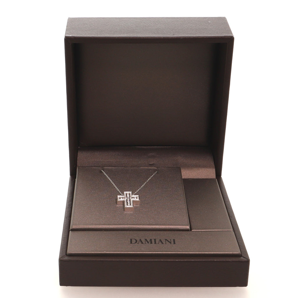 Belle Epoque Pendant Necklace 18K White Gold and Diamonds