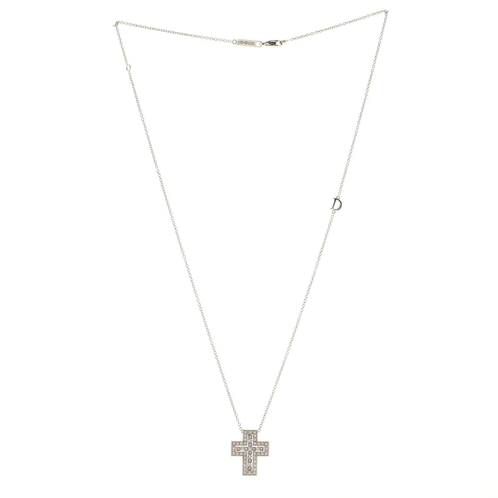 Belle Epoque Pendant Necklace 18K White Gold and Diamonds