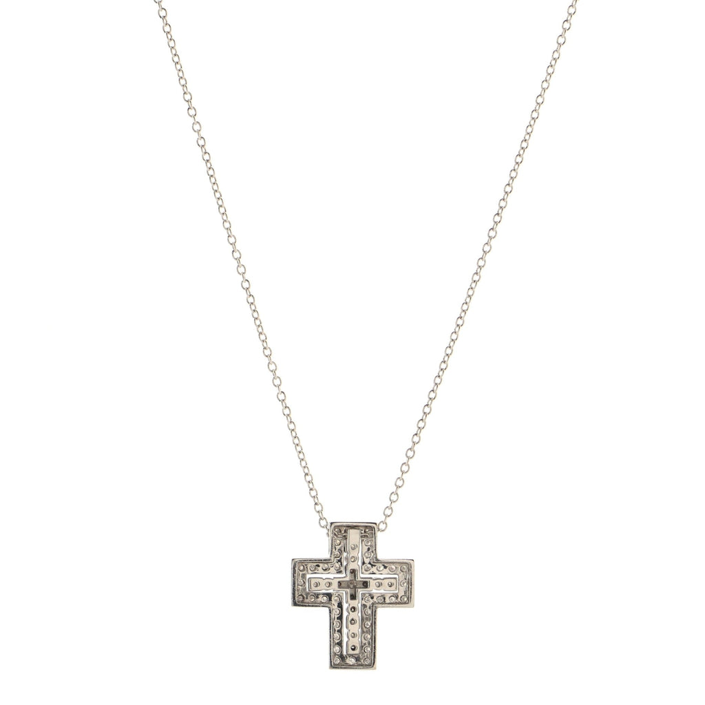 Belle Epoque Pendant Necklace 18K White Gold and Diamonds