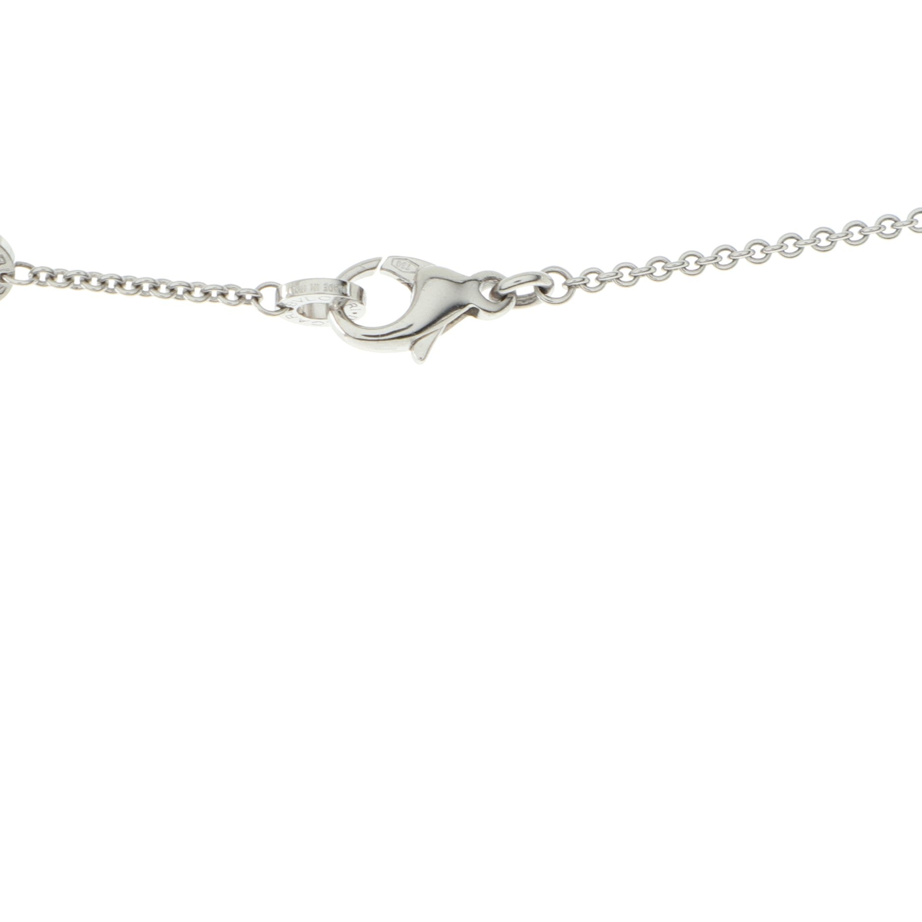 Cicladi Pendant Necklace 18K White Gold with Diamonds