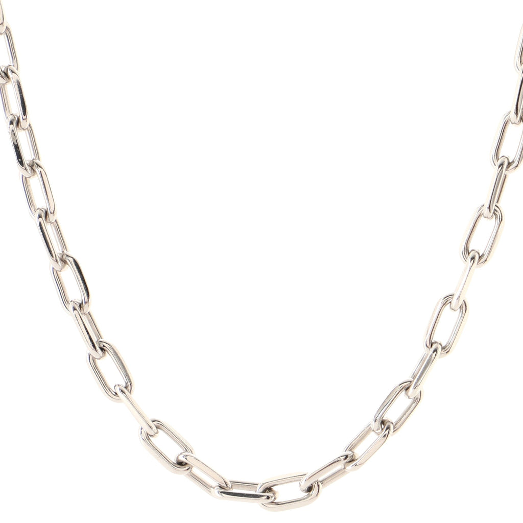 Spartacus Chain Necklace 18K White Gold