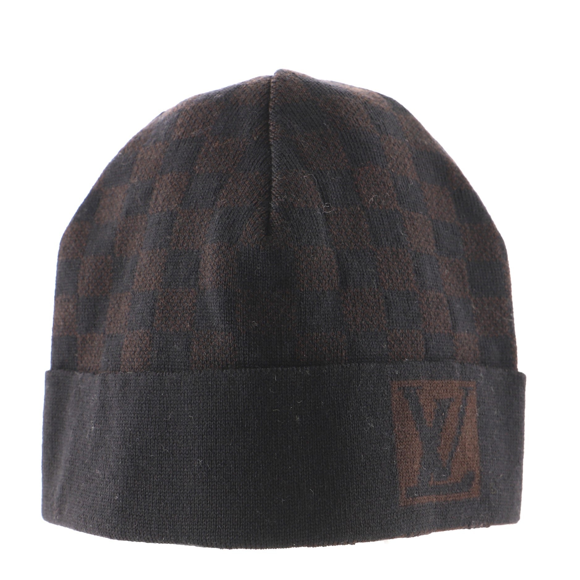 Beanie Damier Wool XS