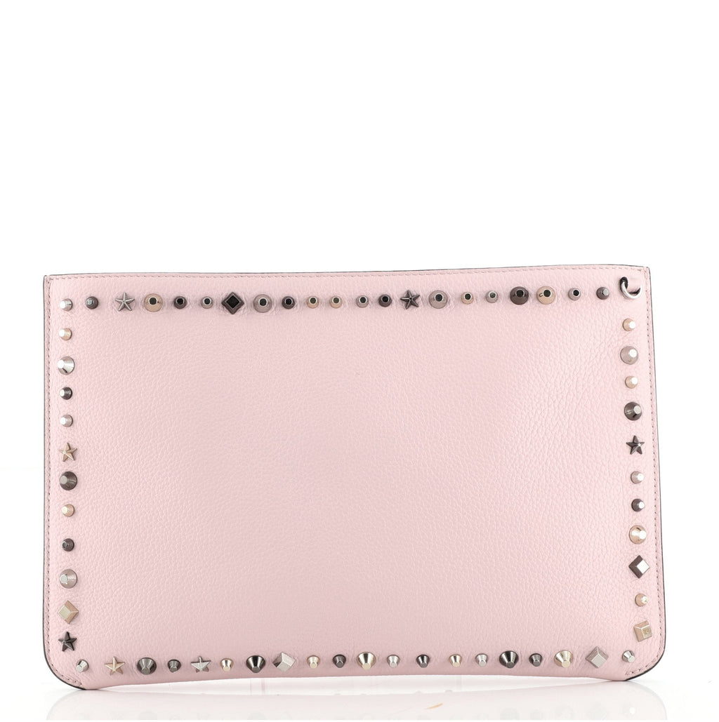 Loubiclutch Studded Leather