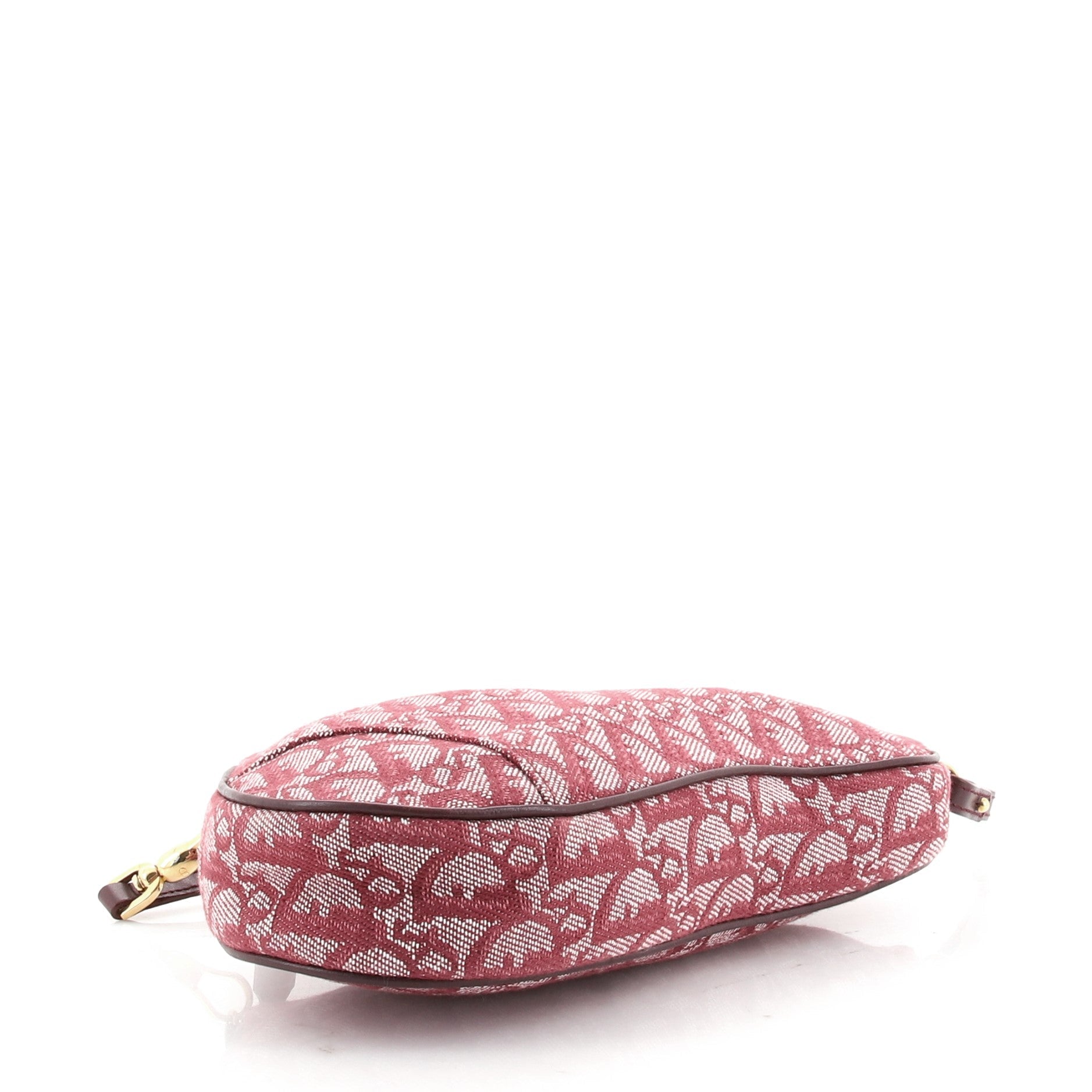 Vintage Saddle Bag Diorissimo Canvas Mini