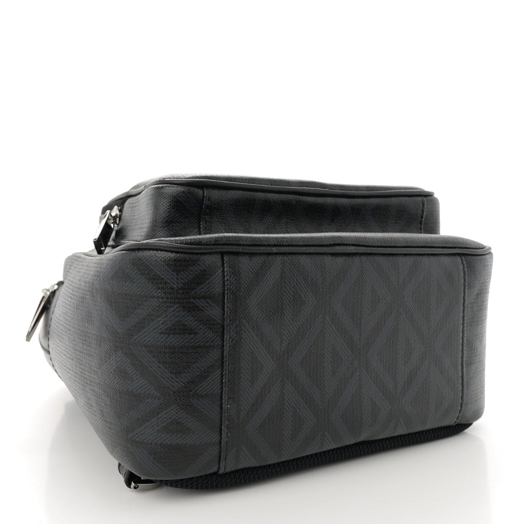 Coated Canvas CD Diamond Mini Rider Backpack Black