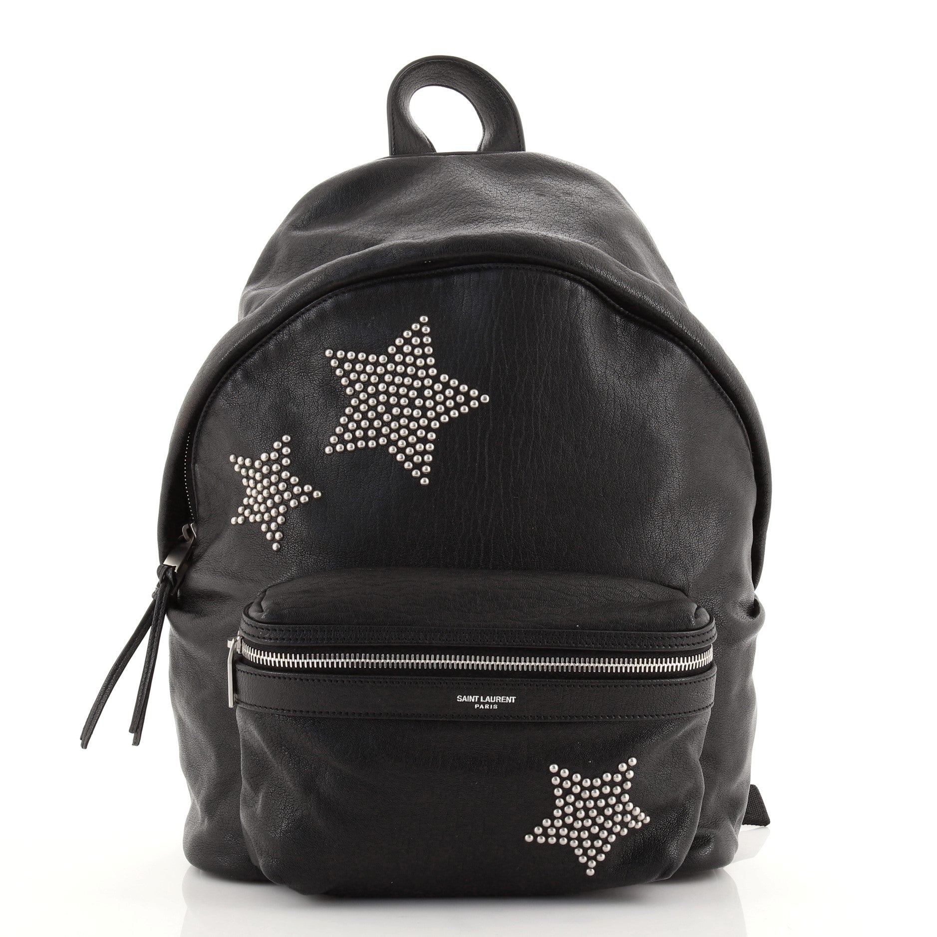 City Backpack Studded Leather Mini