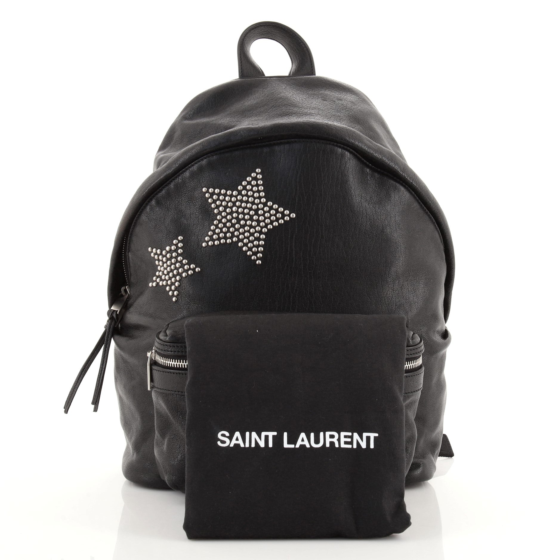 City Backpack Studded Leather Mini