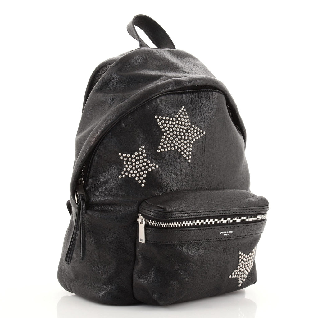 City Backpack Studded Leather Mini