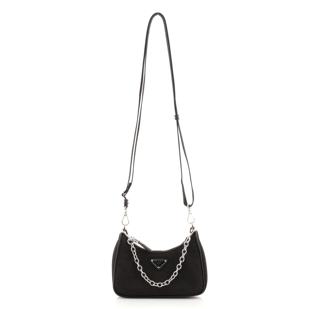Re-Edition Shoulder Bag Tessuto Mini