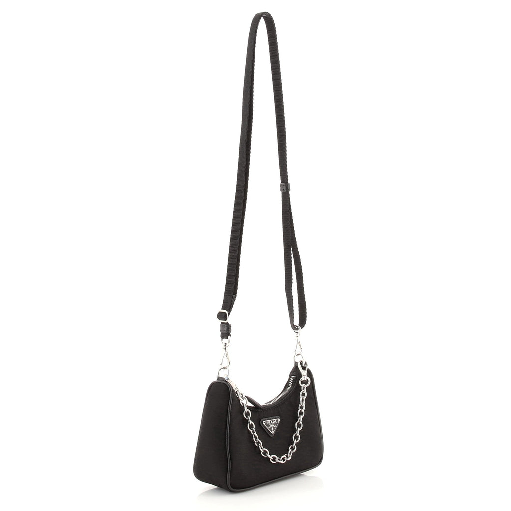 Re-Edition Shoulder Bag Tessuto Mini