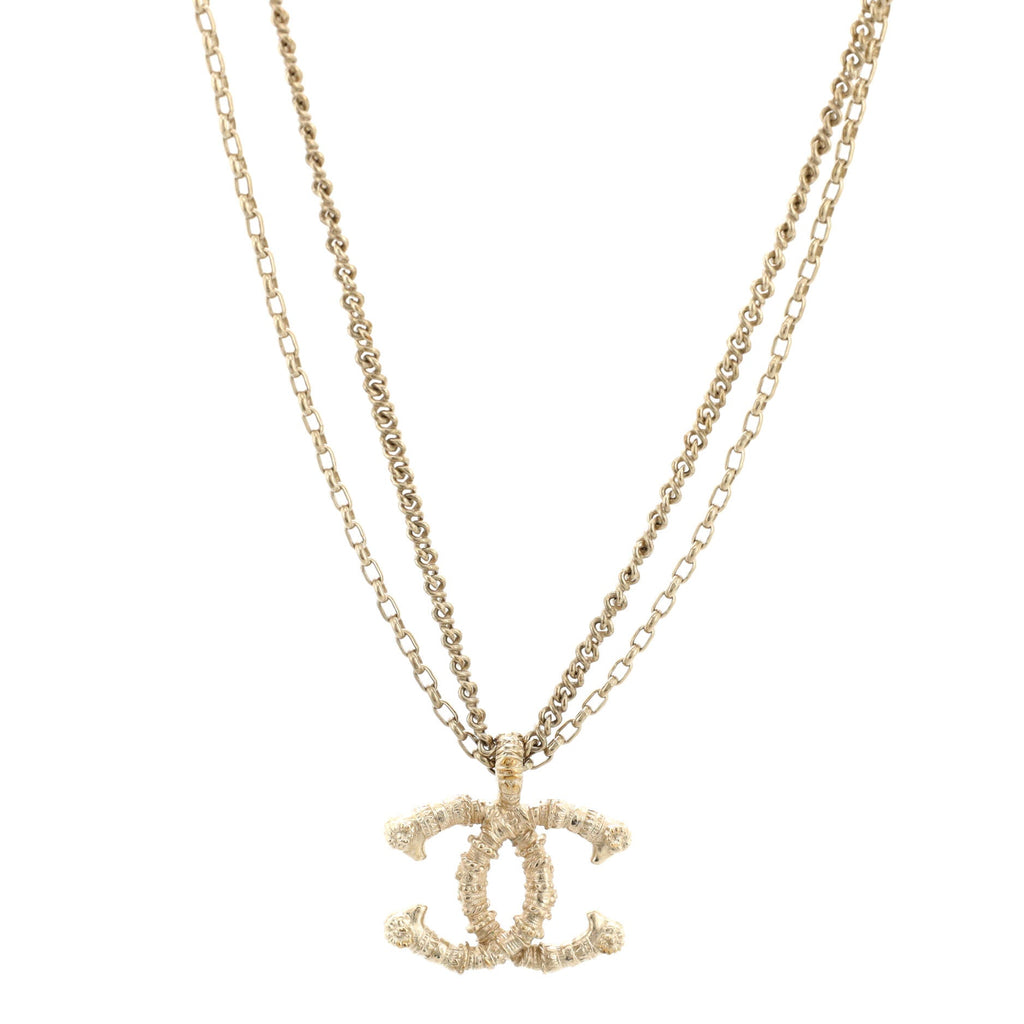 CC Ram Head Pendant Necklace Metal