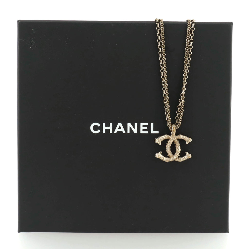 CC Ram Head Pendant Necklace Metal