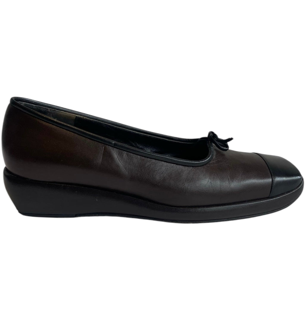 Chanel Vintage Wedge Flat - 38.5