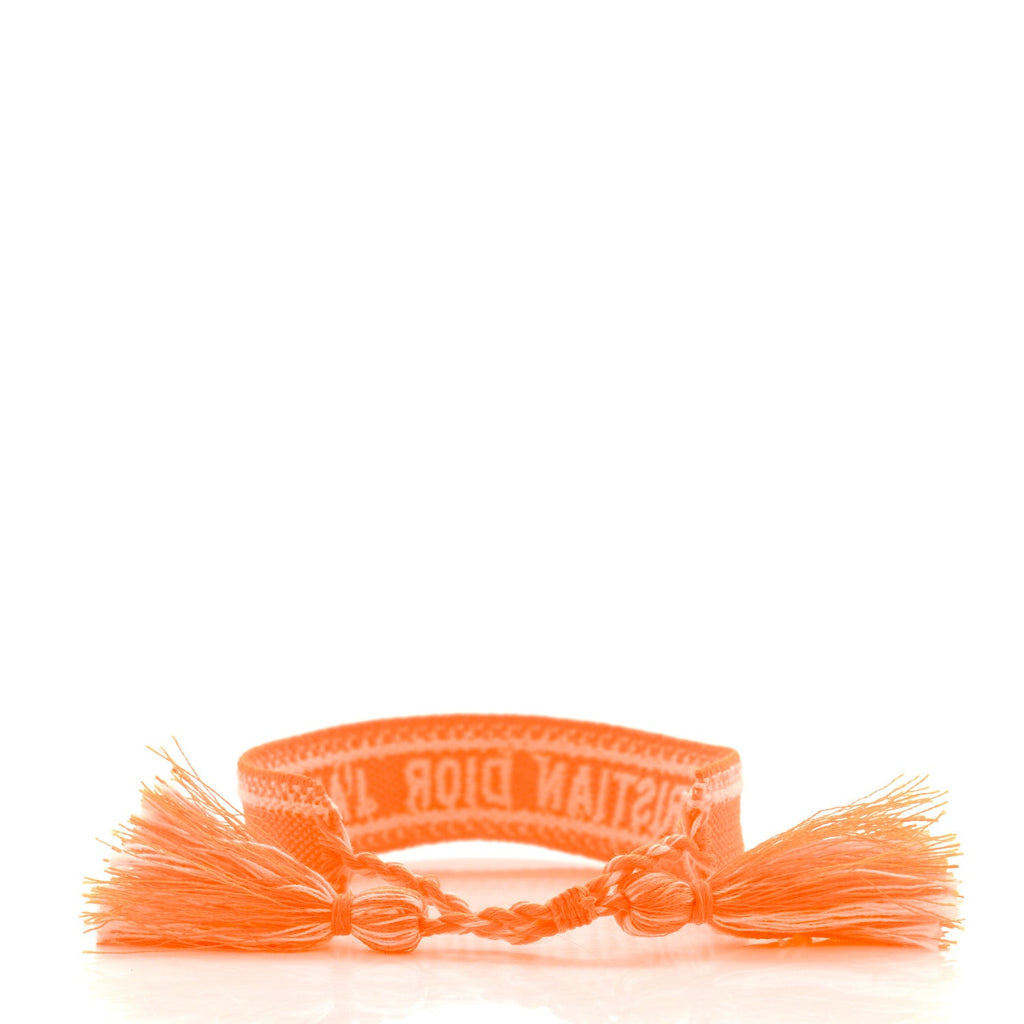 Woven Cotton Saint Tropez Friendship Bracelet Orange