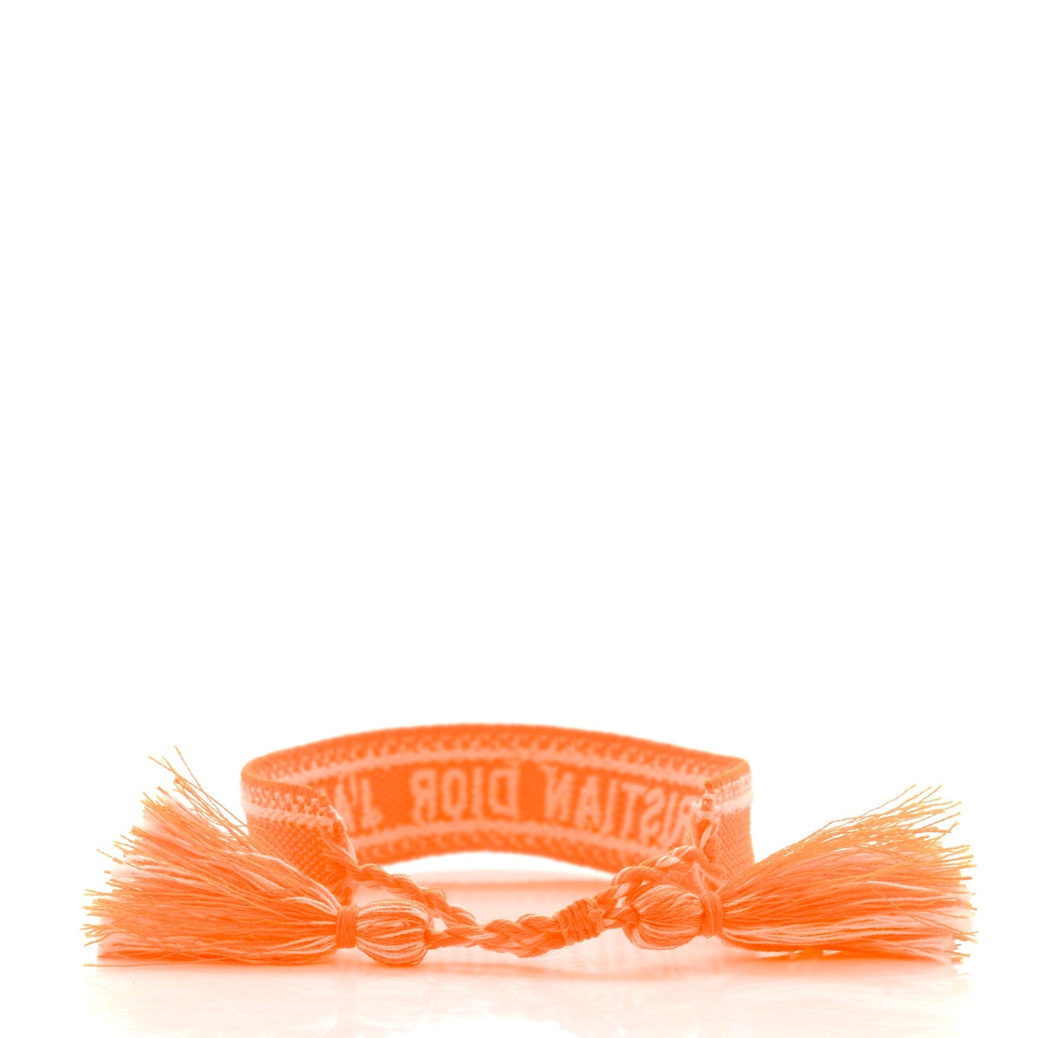 Woven Cotton Saint Tropez Friendship Bracelet Orange