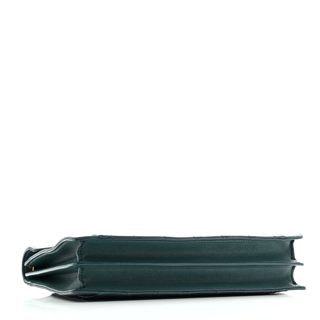 Lambskin Quilted Mini Gaby Satchel Sea Turquoise