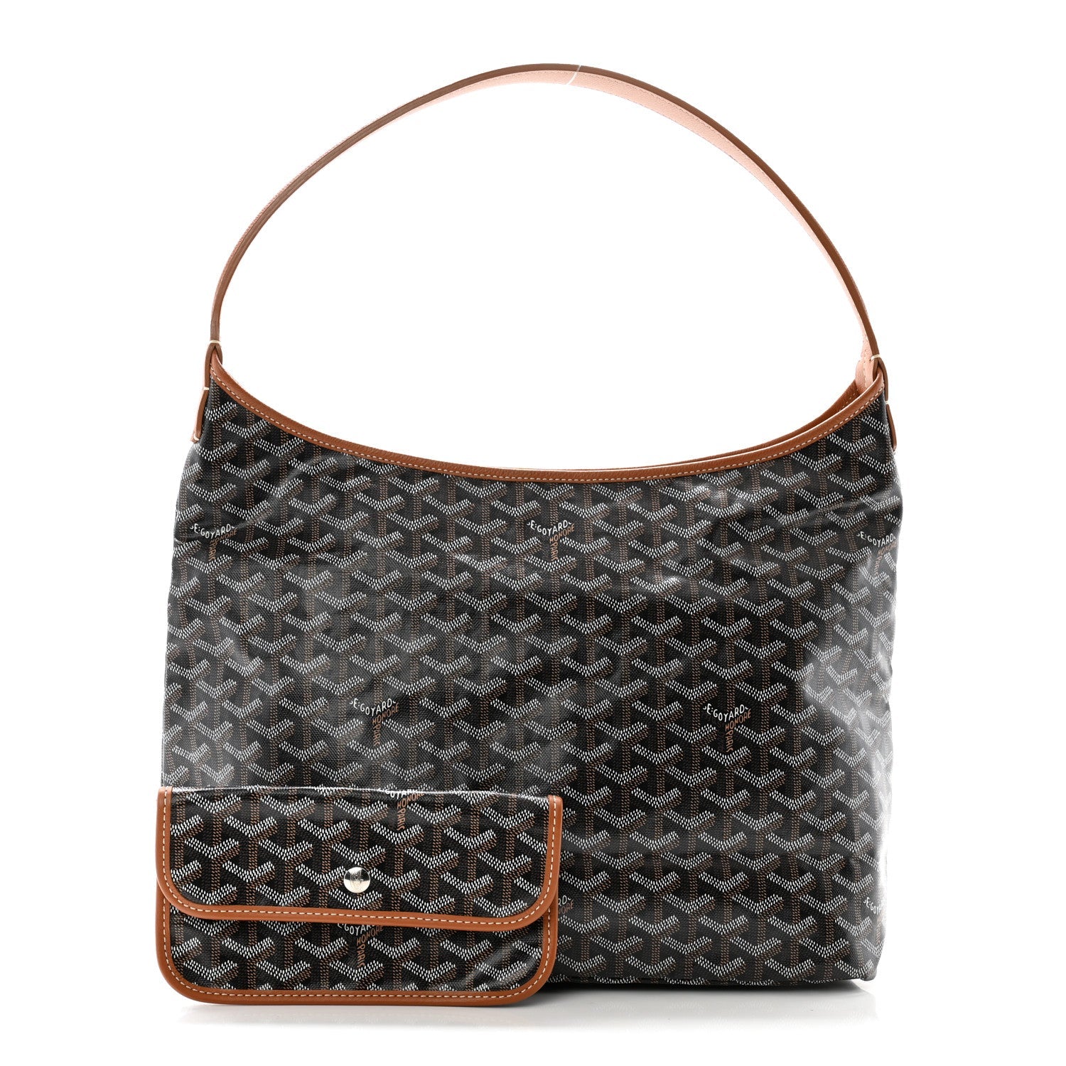 Goyardine Boheme Hobo Black Gold