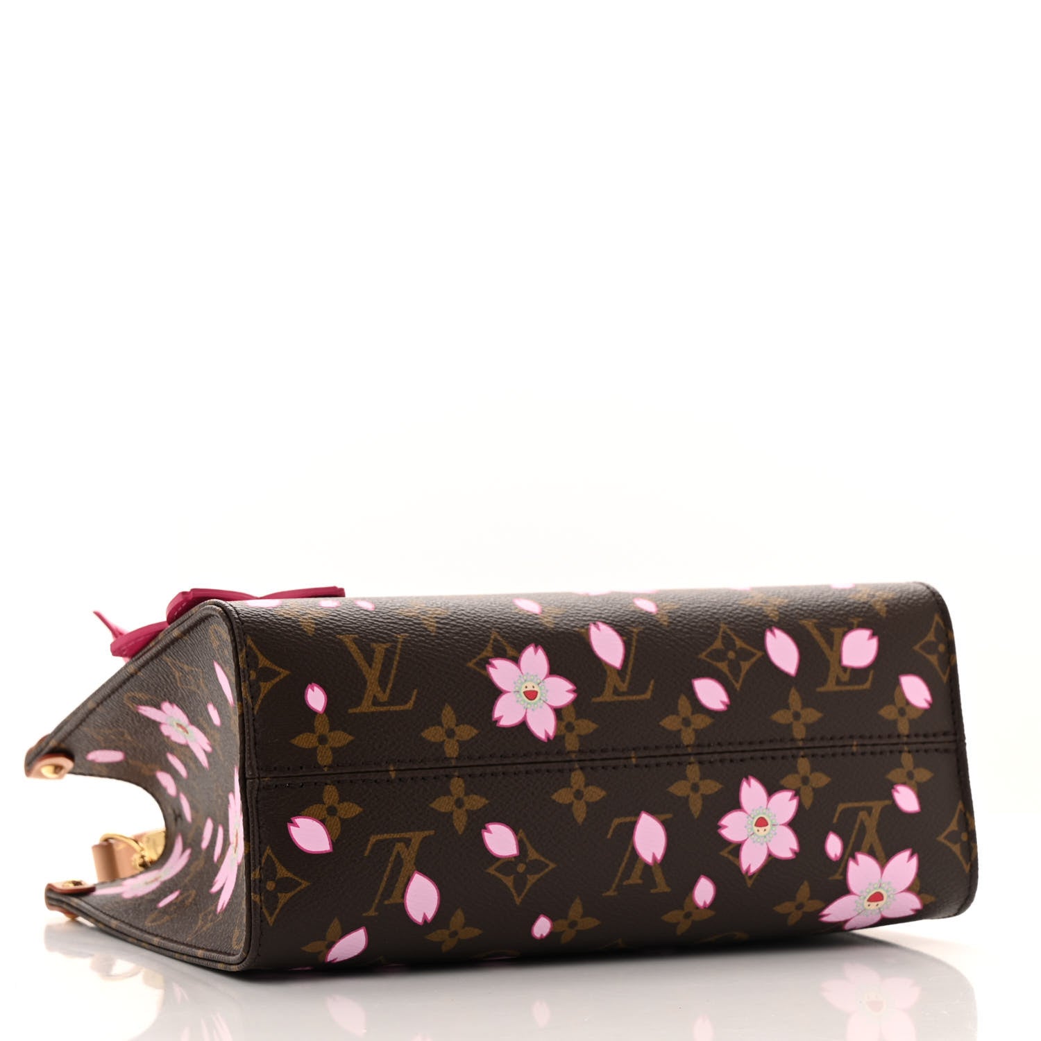 LV X TM Monogram Cherry Blossom Onthego PM Sakura Brown