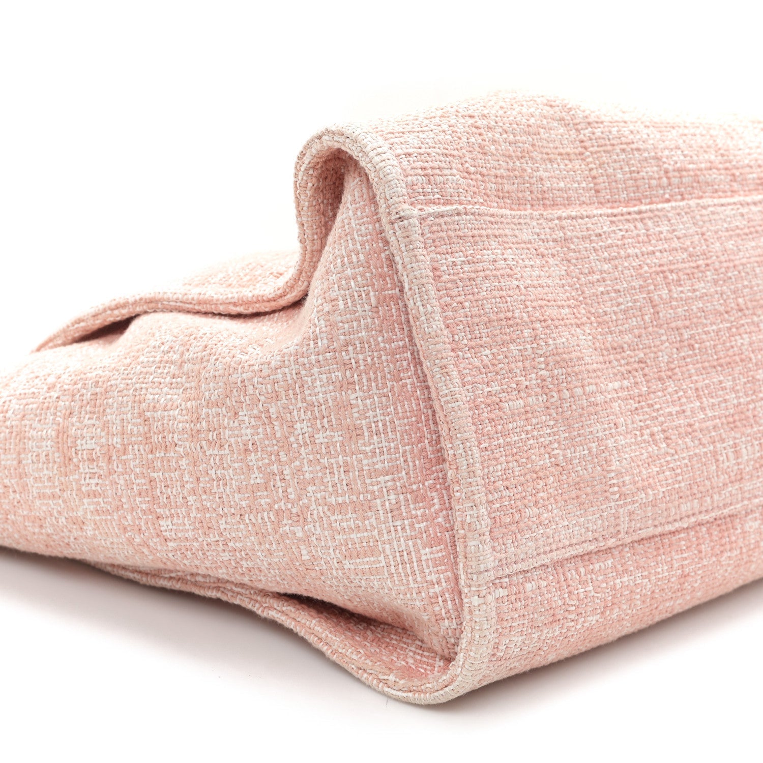 Lurex Boucle Deauville Medium Tote Pink