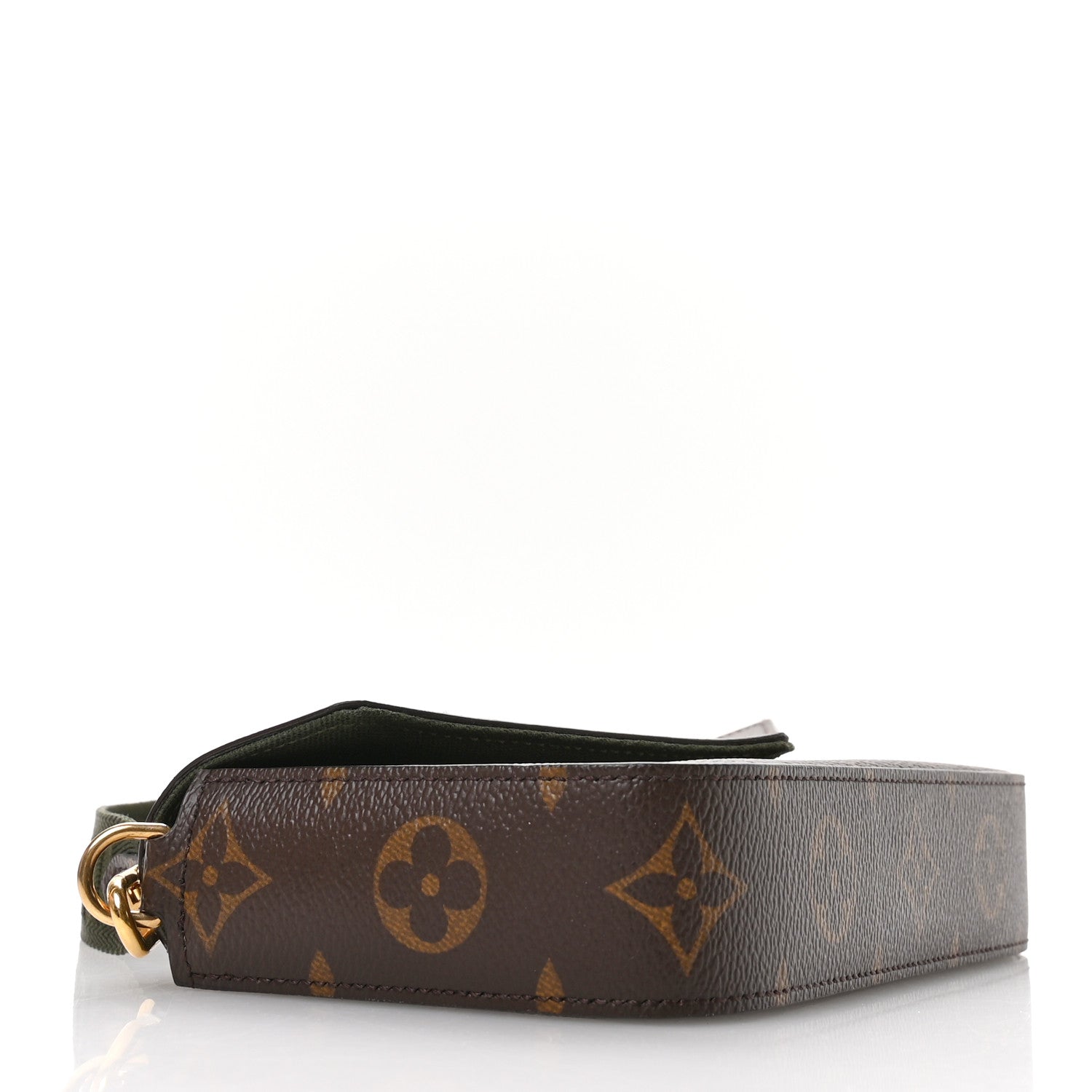 Monogram Felicie Strap & Go Kaki