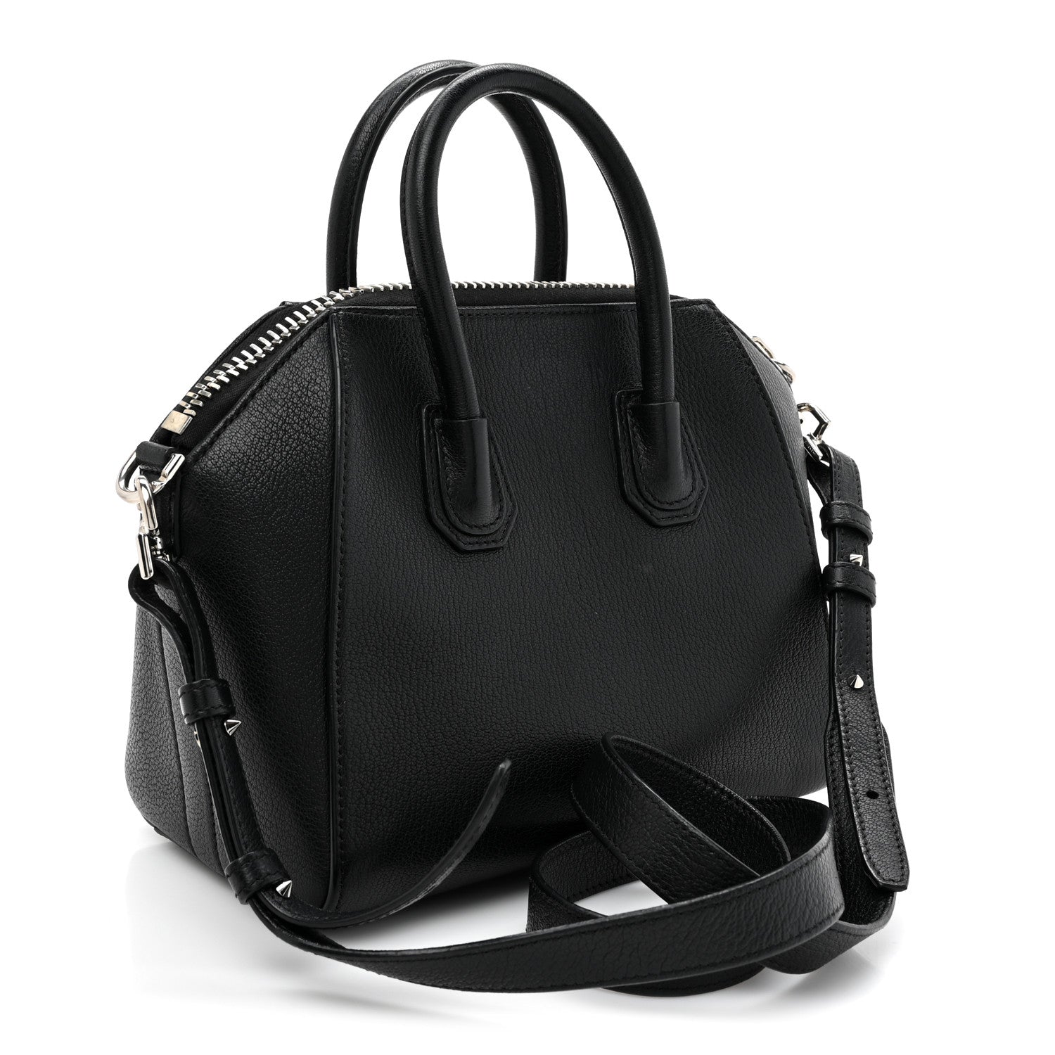 Sugar Goatskin Mini Antigona Black
