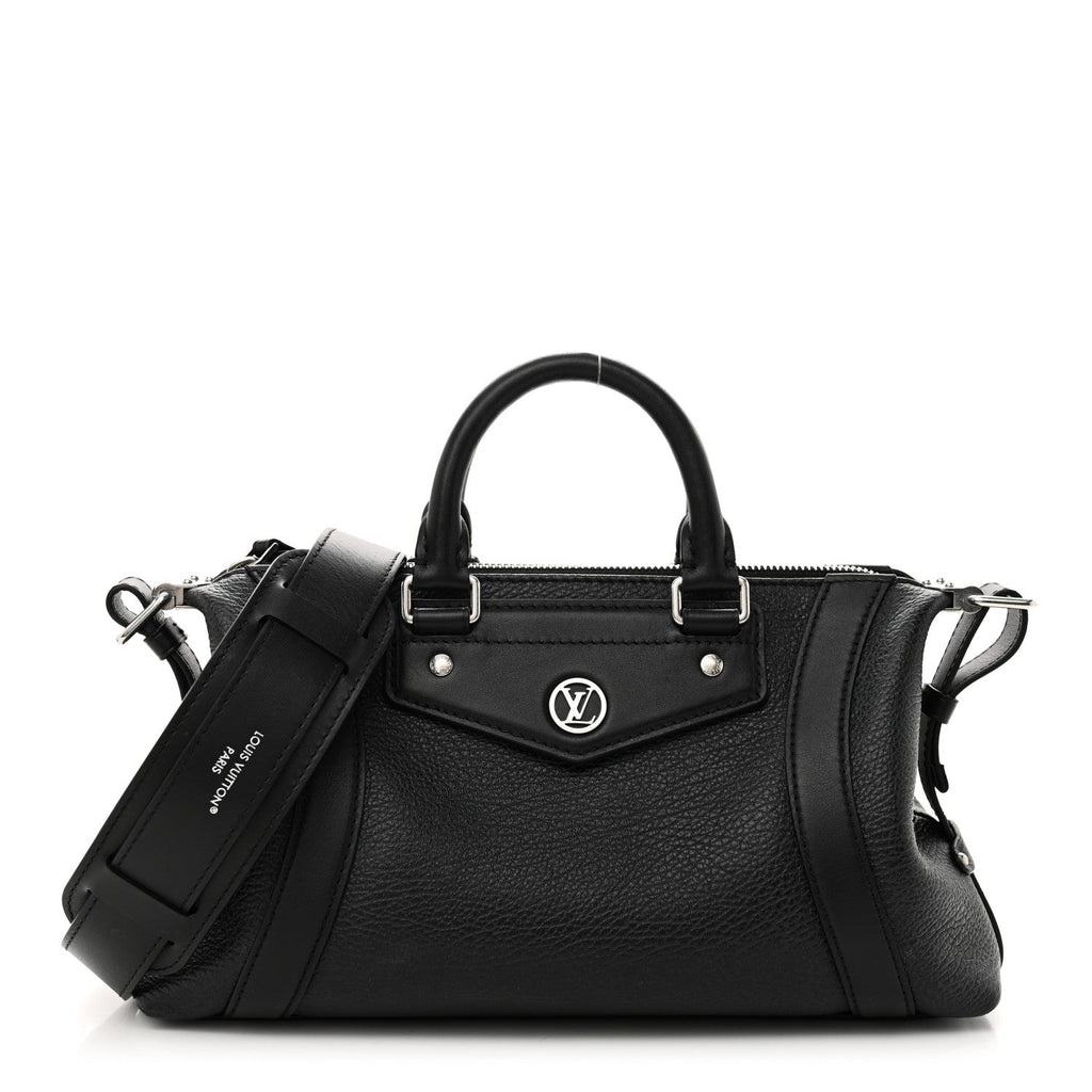 Pixel Lambskin LV Biker PM Black