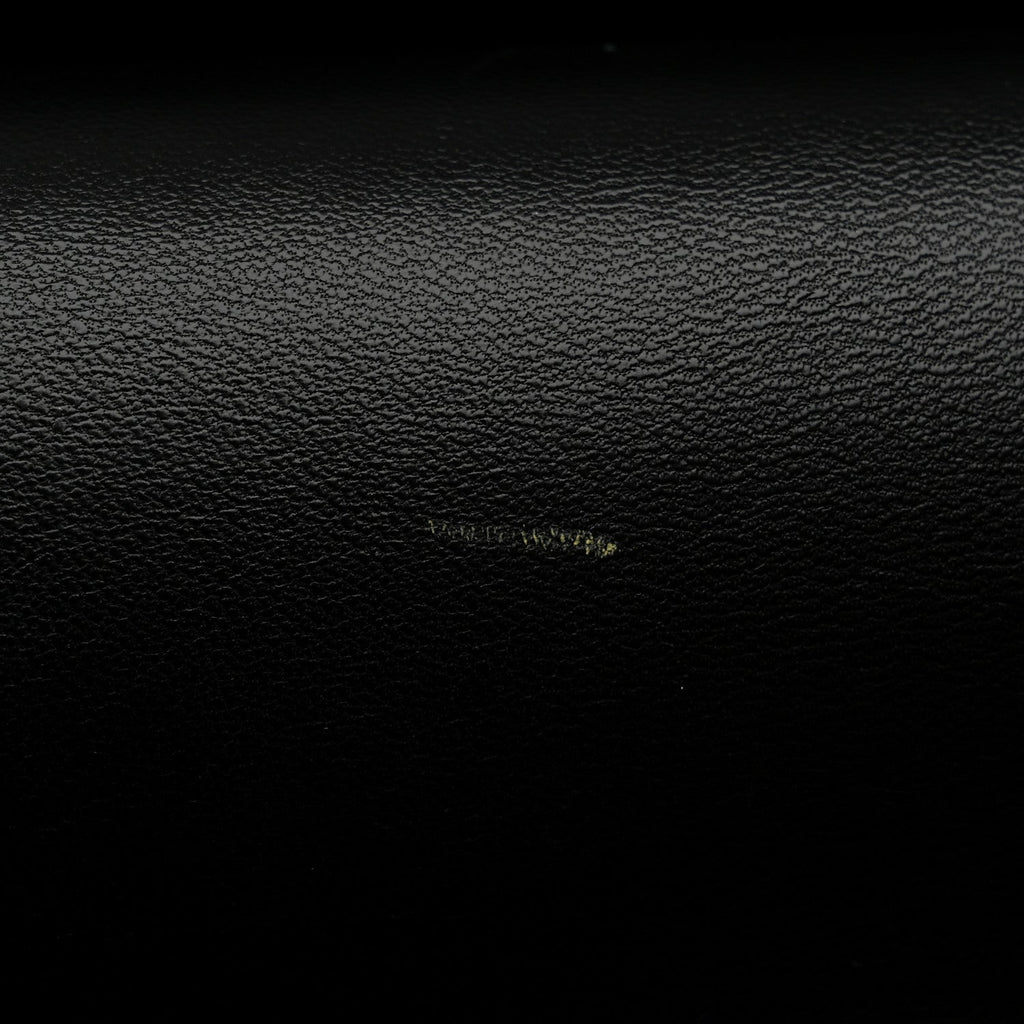 Lambskin Quilted Jumbo Double Flap Black