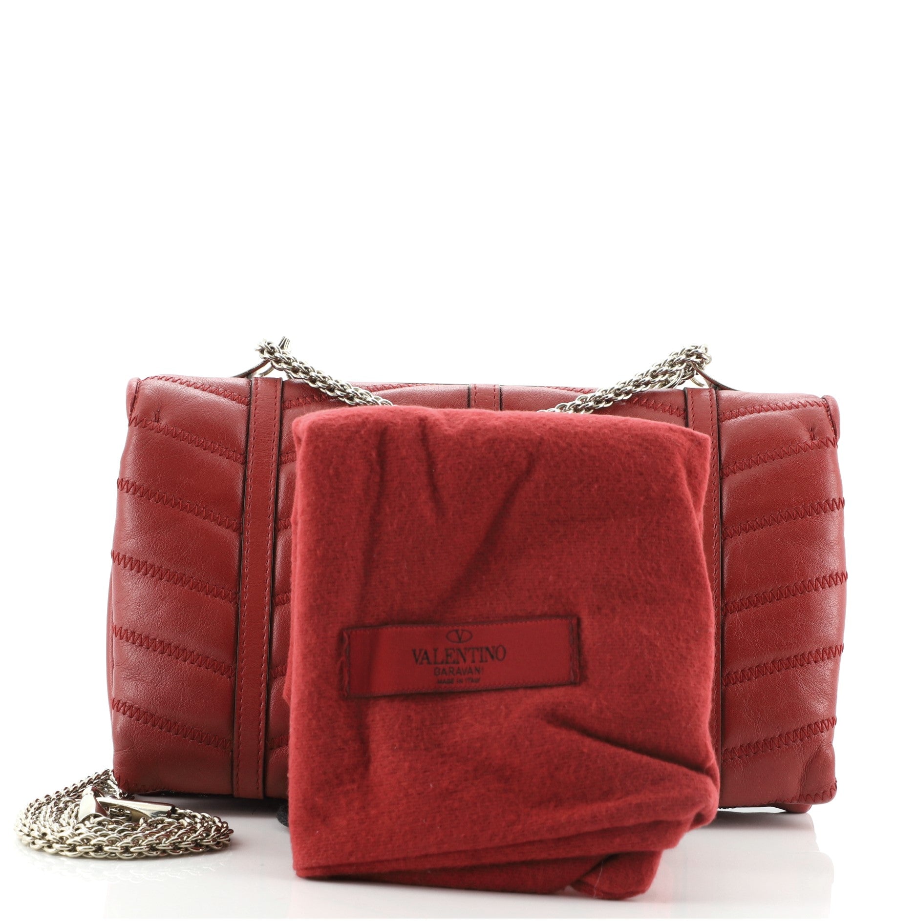 Va Va Voom Turnlock Clutch Quilted Leather Small