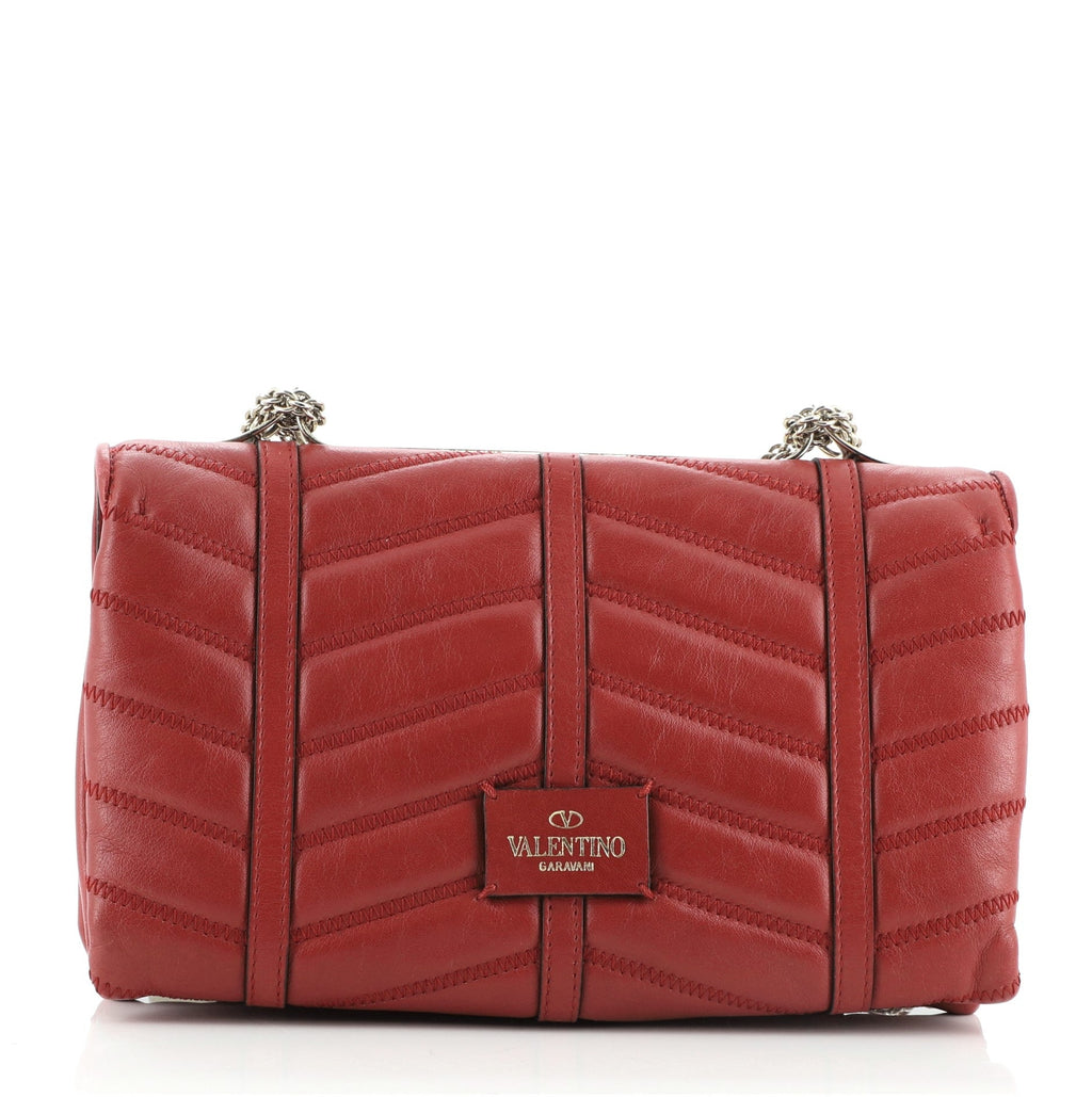 Va Va Voom Turnlock Clutch Quilted Leather Small