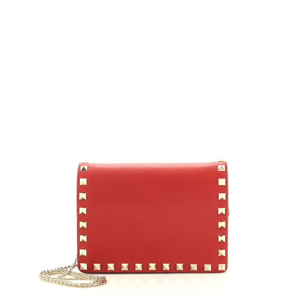 Rockstud Pouch Crossbody Bag Leather Mini