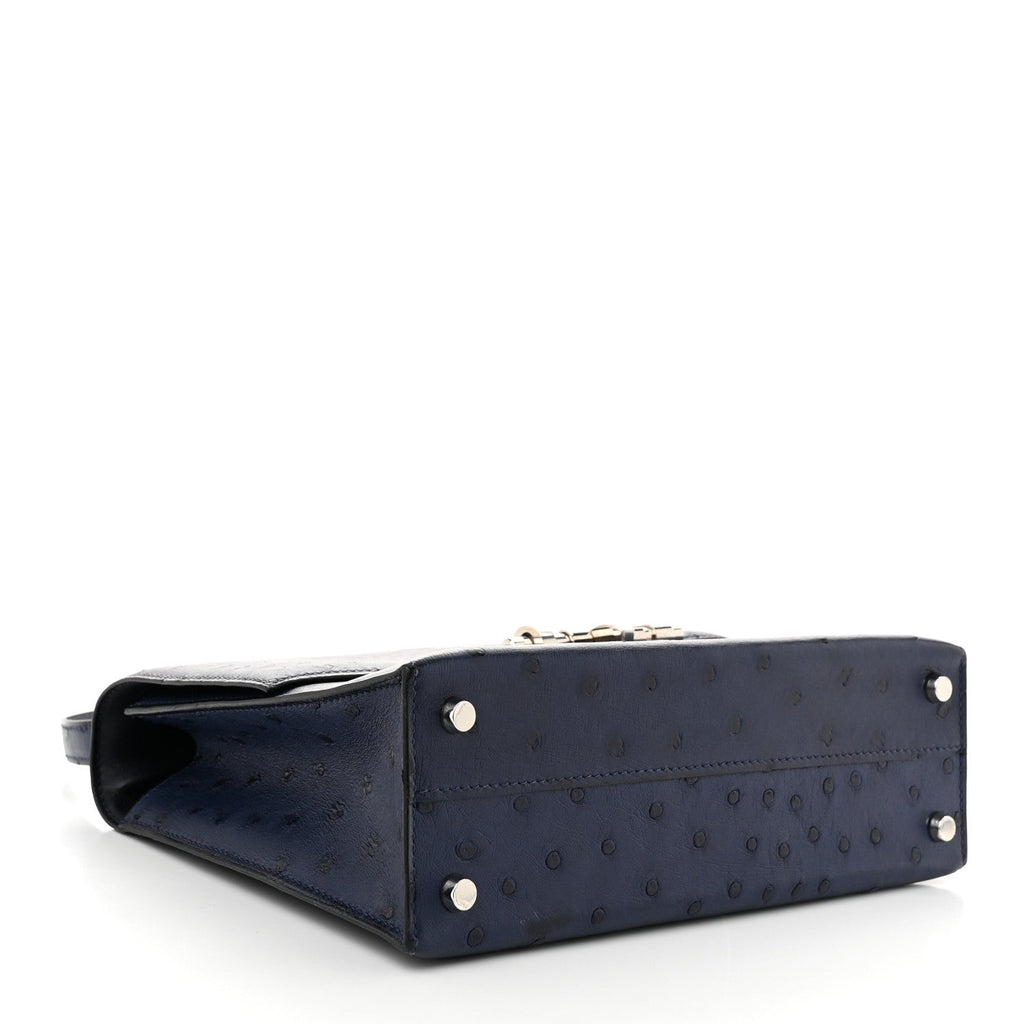 Ostrich Verrou 21 Bleu Iris