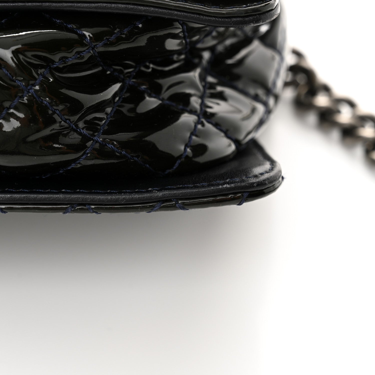 Patent Medium Boy Reverso Flap Black