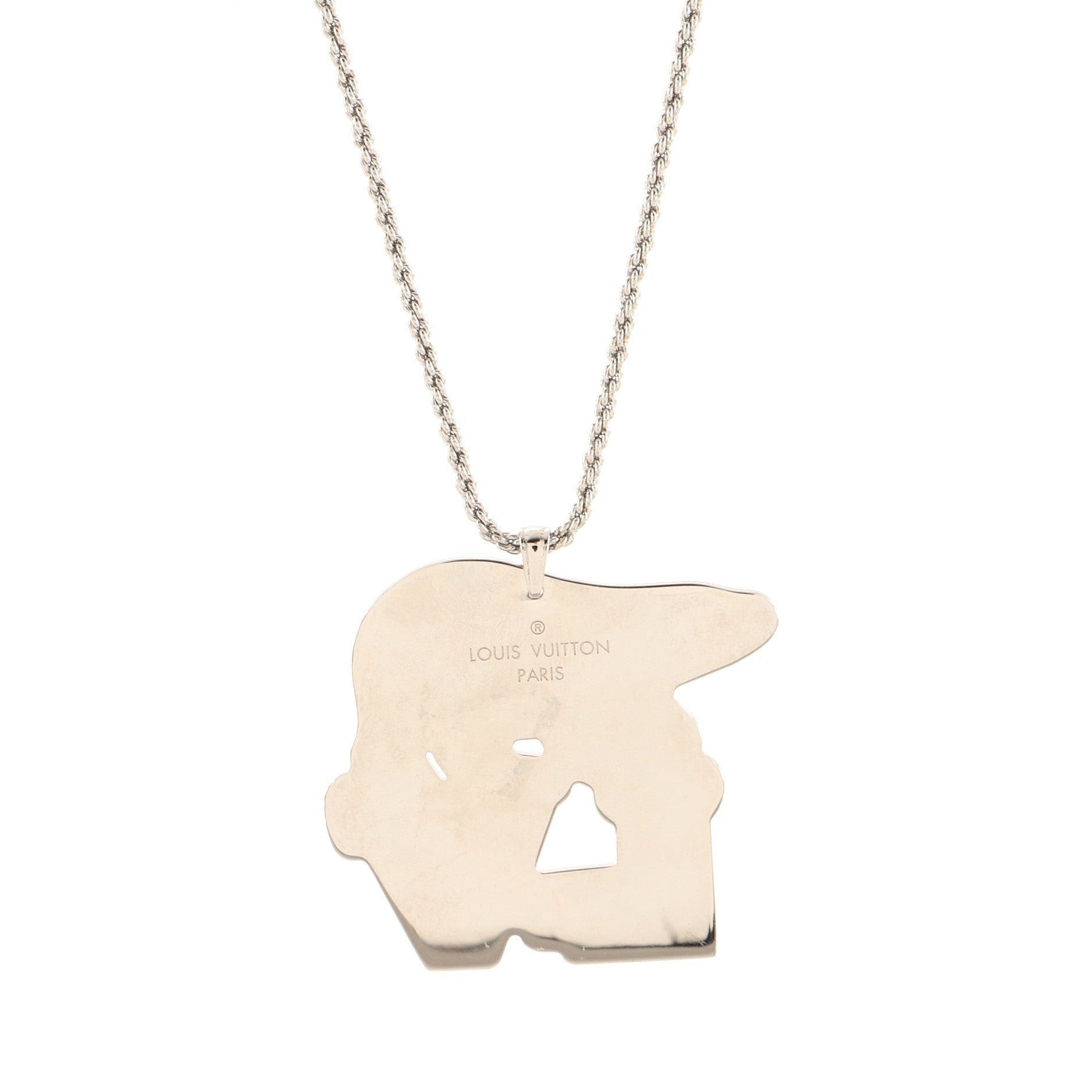 Nigo LV Mountain Necklace Enamel and Metal