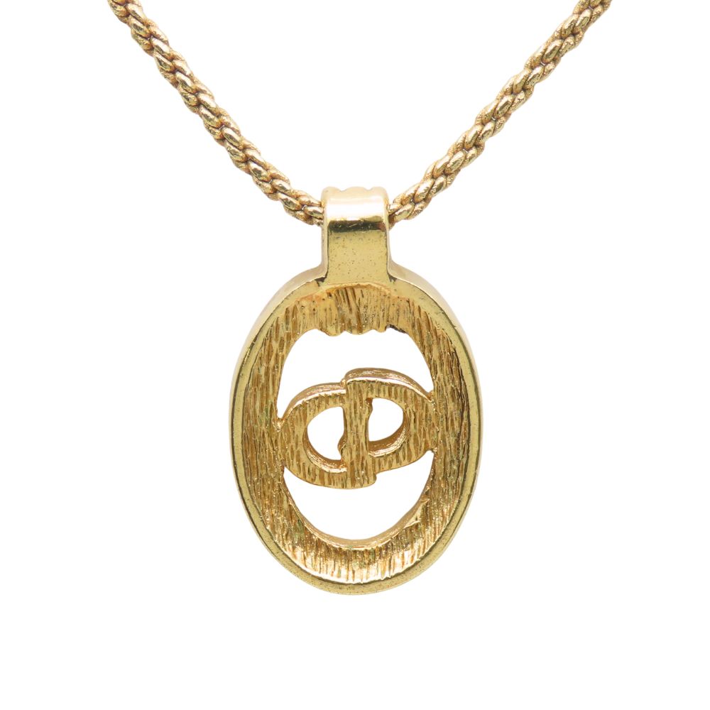 Christian Dior CD Logo Necklace