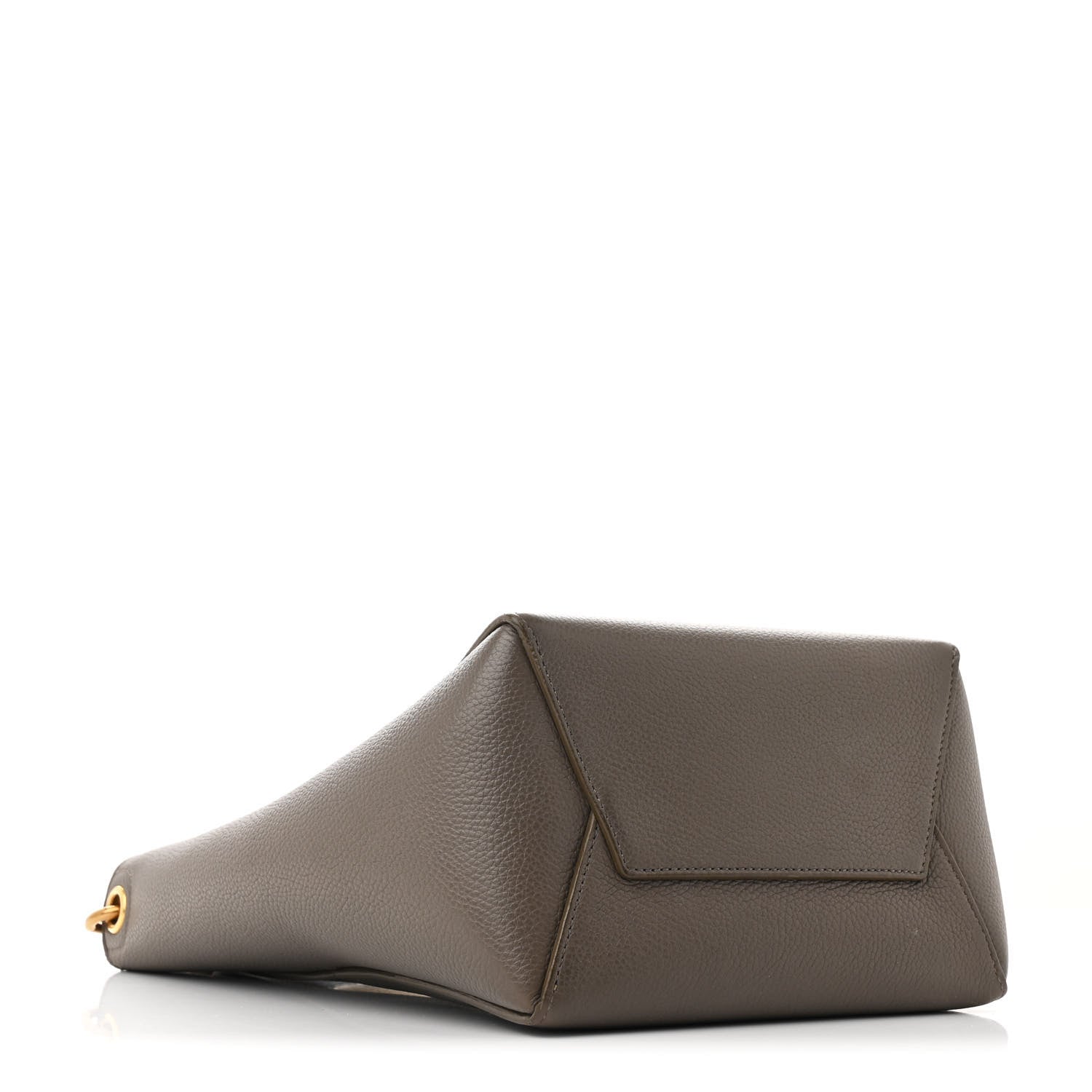 Soft Grained Calfskin Small Sangle Bucket Bag Taupe