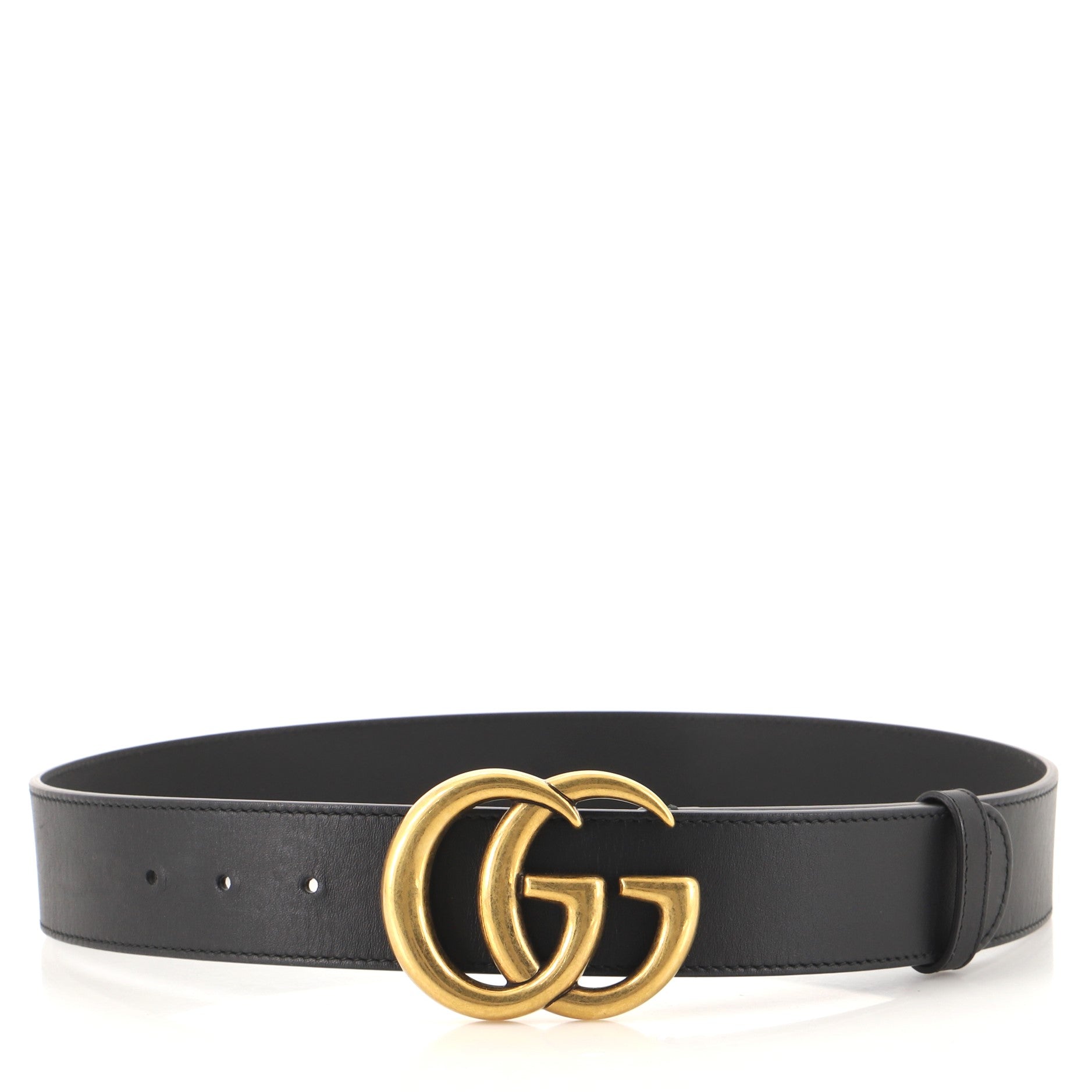 GG Marmont Belt Leather Wide 80