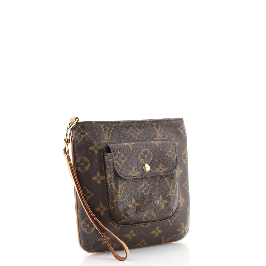 Partition Wristlet Clutch Monogram Canvas