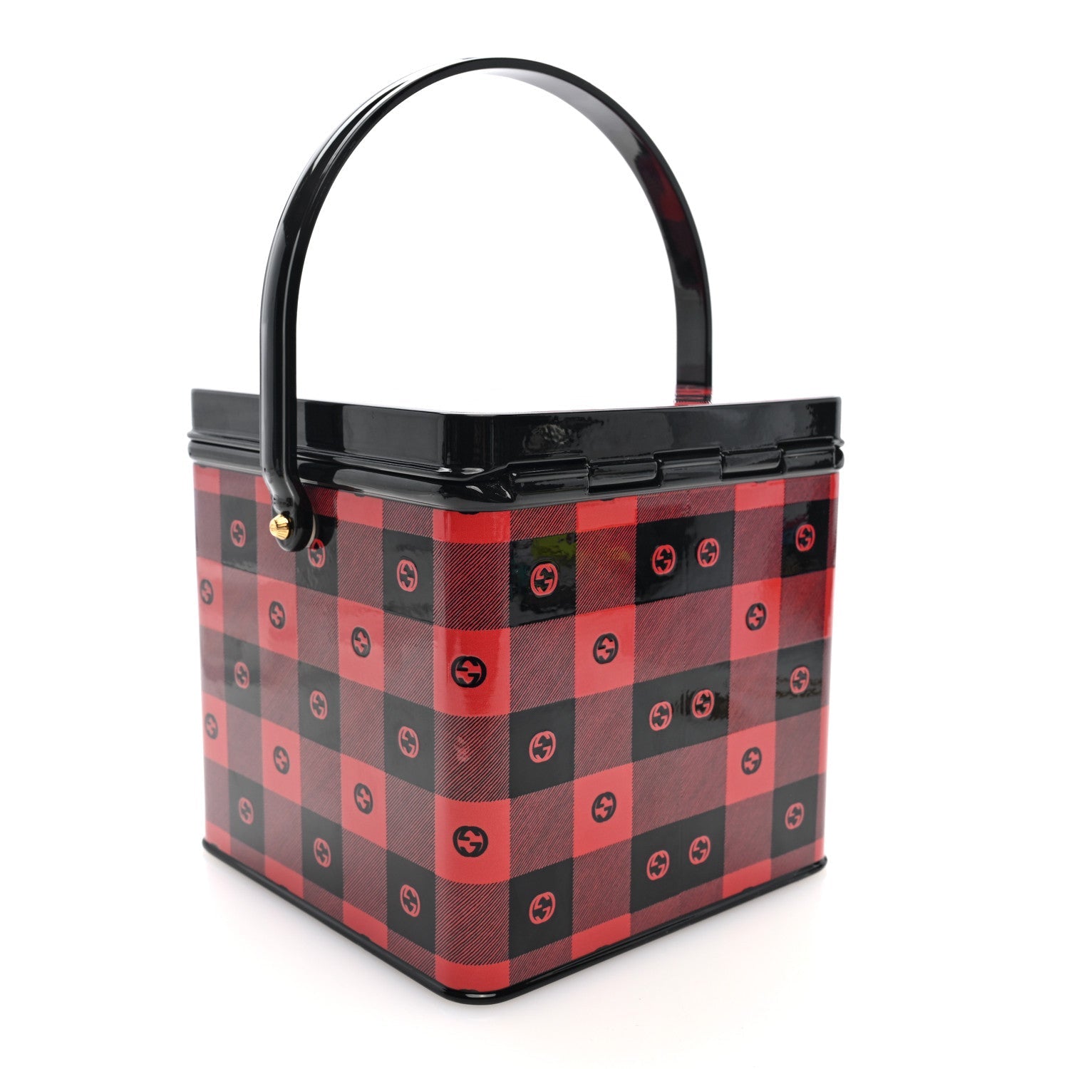 Metal Enamel Mad Cookies Top Handle Bag Multicolor