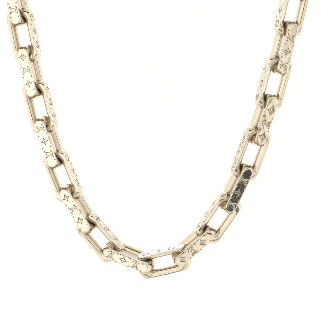 Monogram Chain Necklace Metal