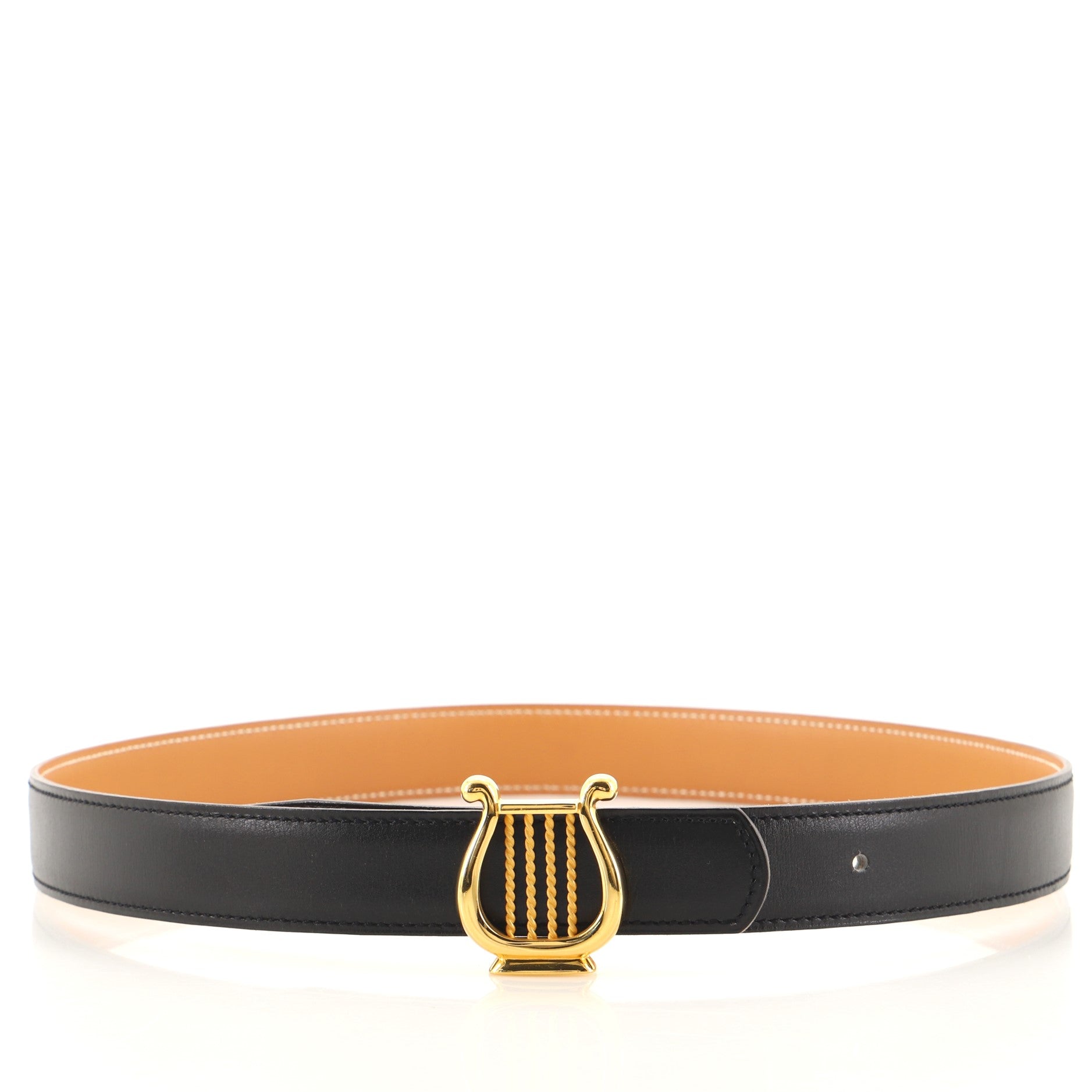 Harp Reversible Belt Leather Thin 70