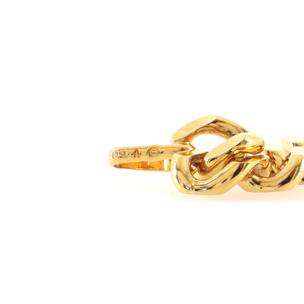 Logo Plate Chain Link Belt Metal 90