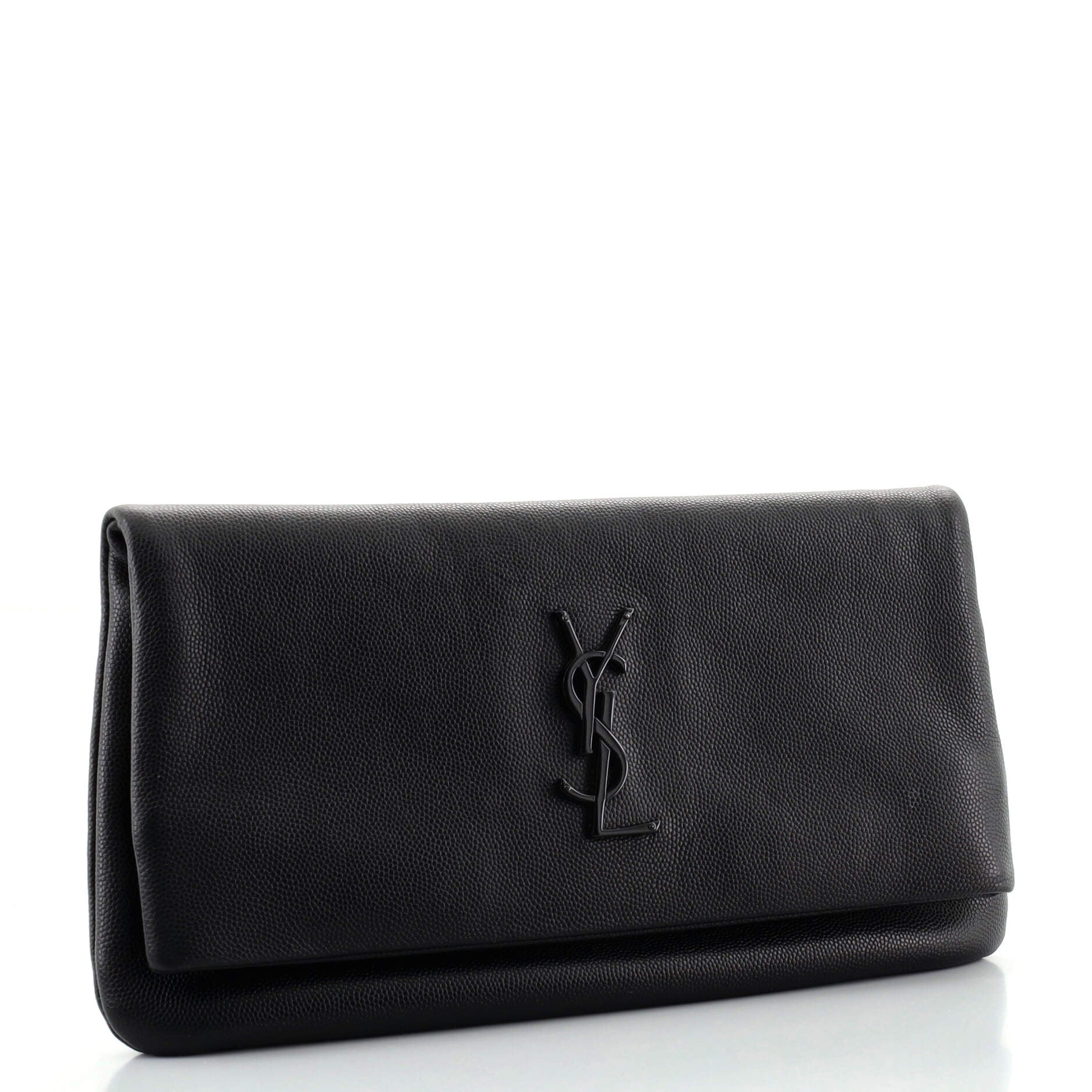 West Hollywood Fold Over Clutch Leather
