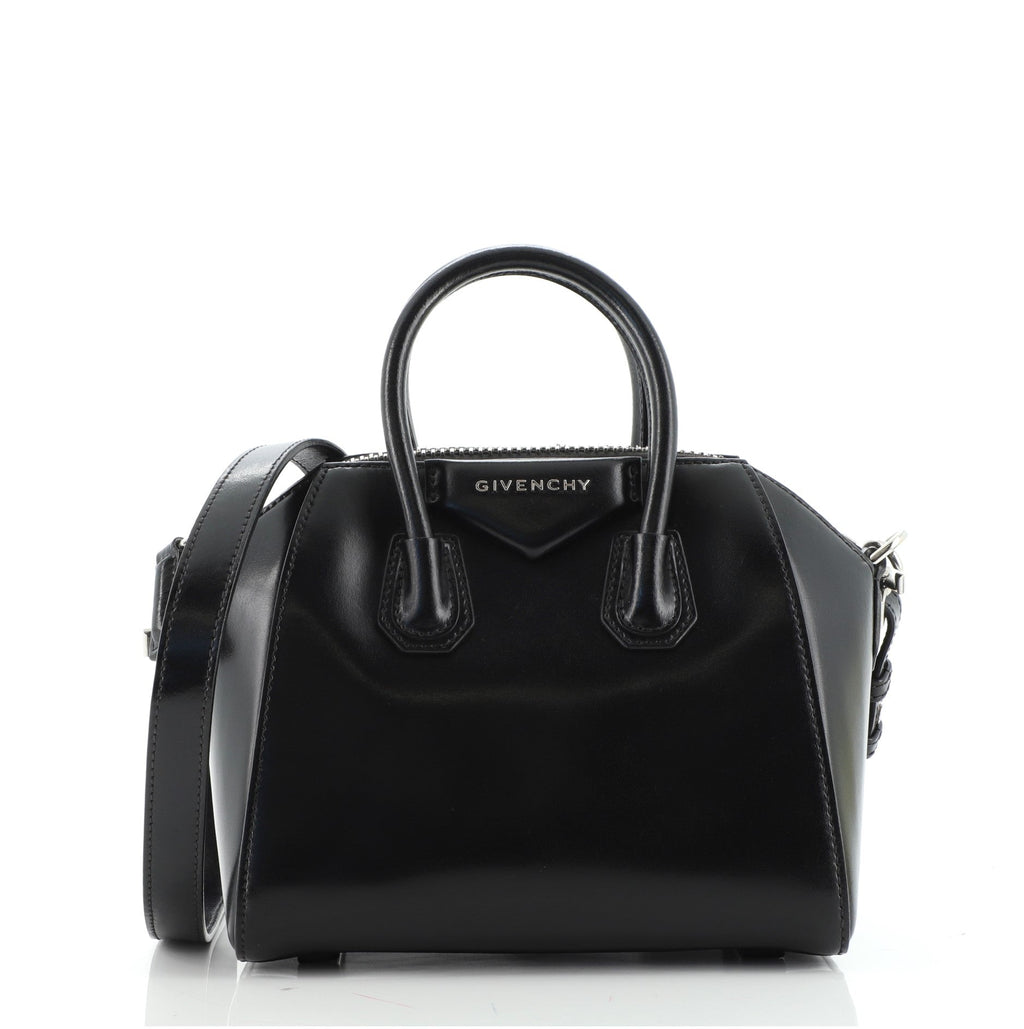 Antigona Bag Glazed Leather Mini