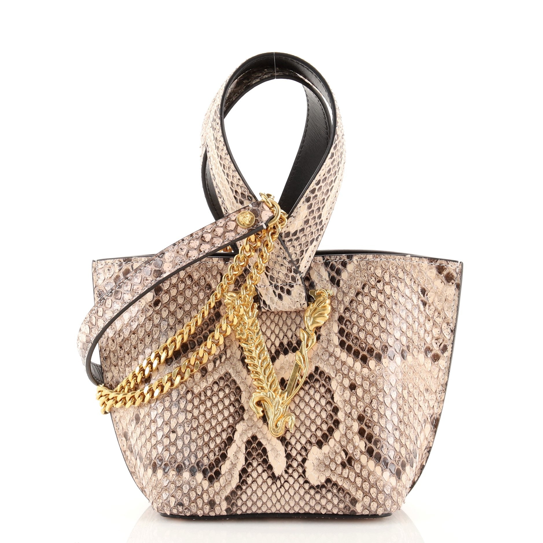 Virtus Bucket Bag Python Mini