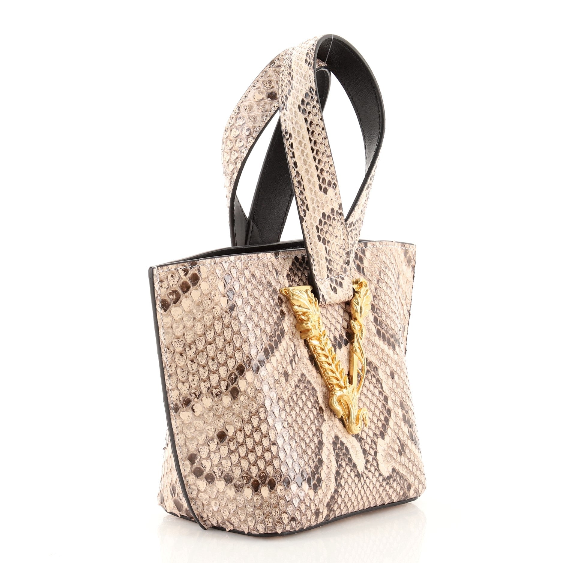 Virtus Bucket Bag Python Mini