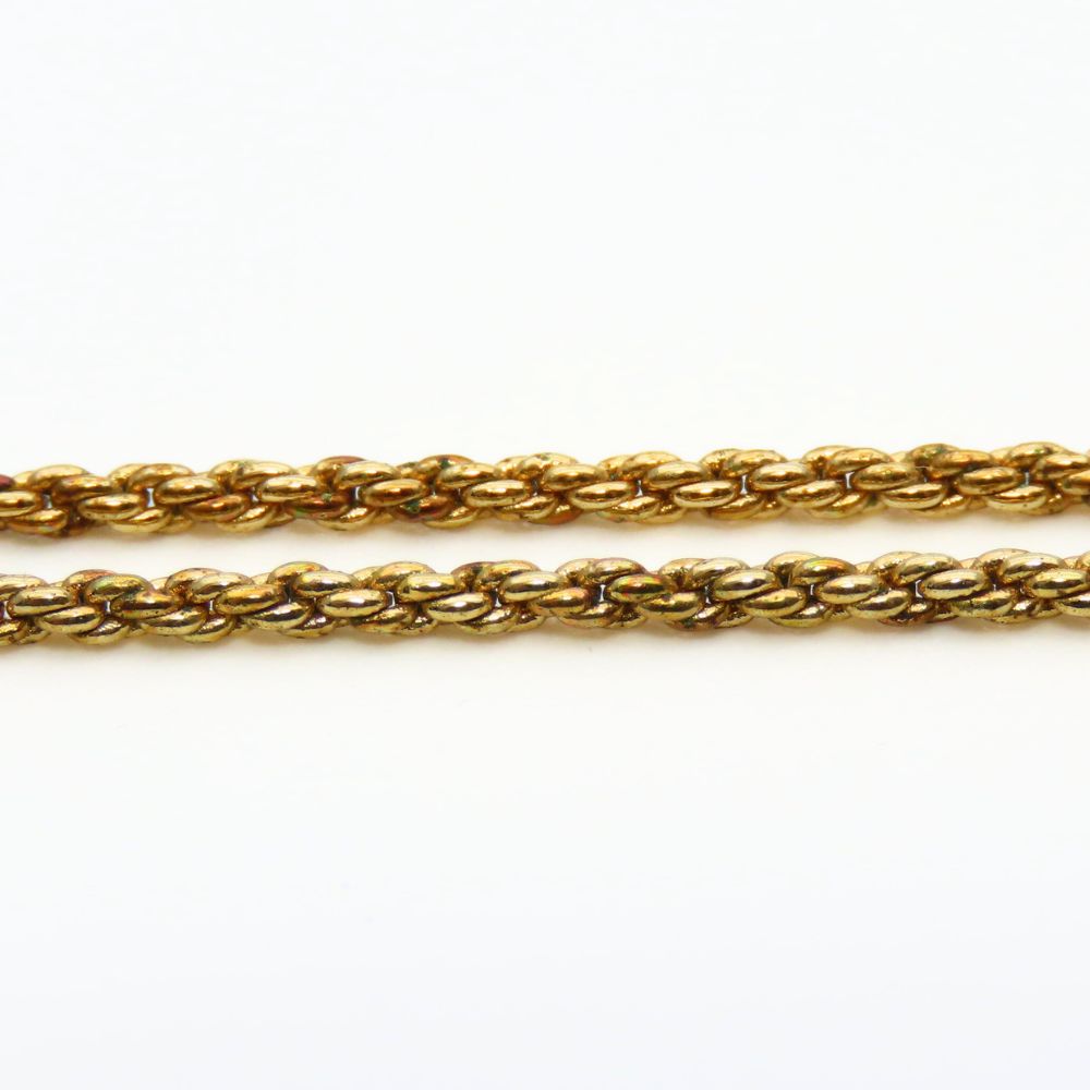 Christian Dior Logo Heart Necklace