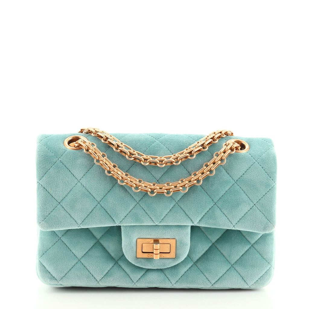Reissue 2.55 Flap Bag Quilted Velvet Mini